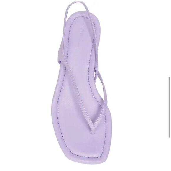 Vince Deana Leather Strappy Sandal Lilac 8.5 Purple Flip Flops - Picture 2 of 8